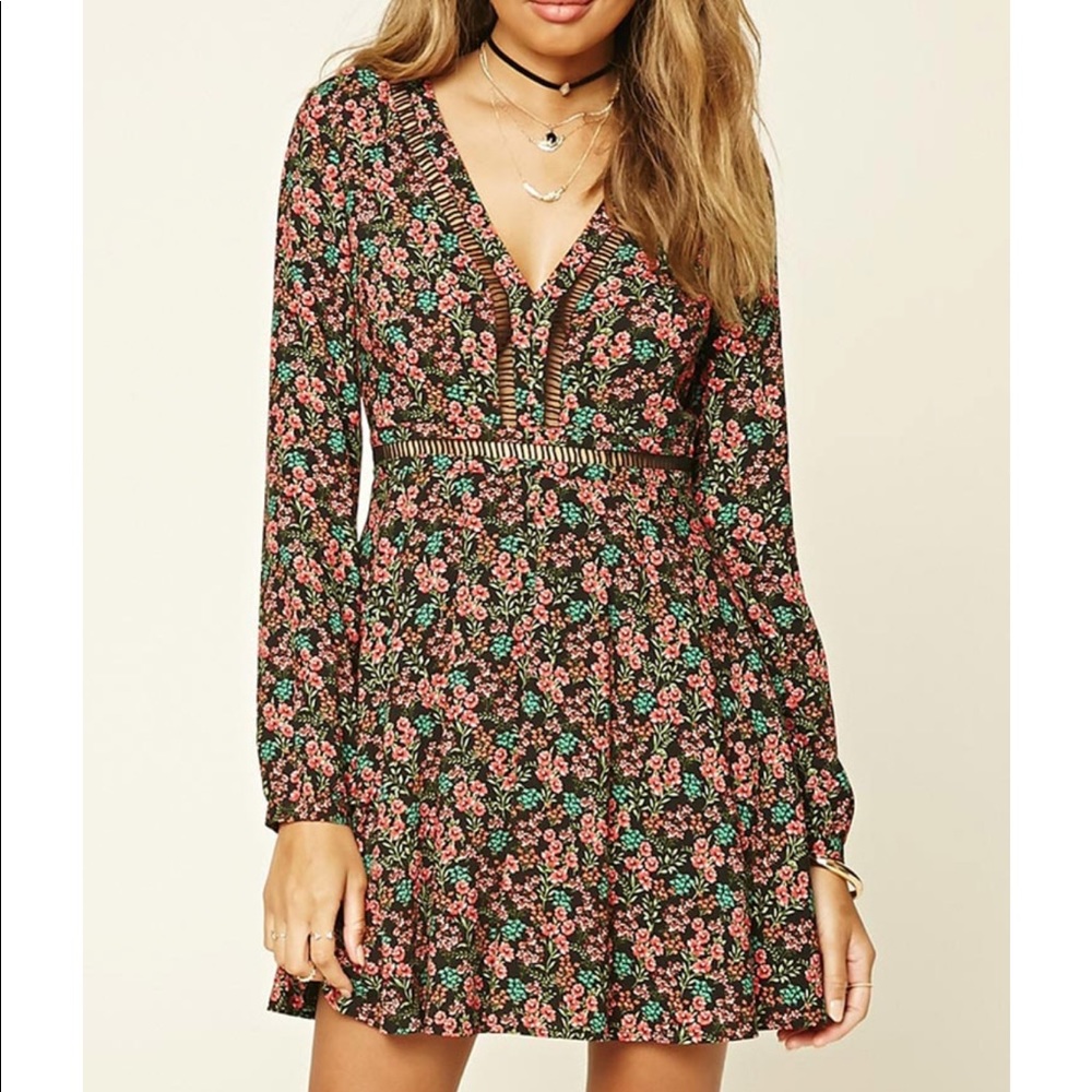 NWOT floral print dress - Picture 1 of 6